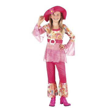 Déguisement hippie Happy Diva fille 7/9ans