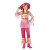 Déguisement hippie Happy Diva fille 7/9ans