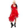 Robe Harley Quinn rouge pour femme