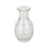 Vase en verre de 7,5 x 13 cm gravure ancinne