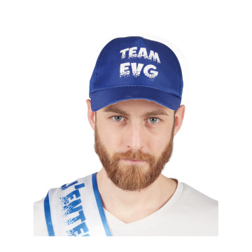 Casquette adulte de team EVG bleue