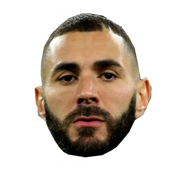 Masque carton Karim Benzema