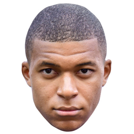 Kylian Mbappé masque en carton