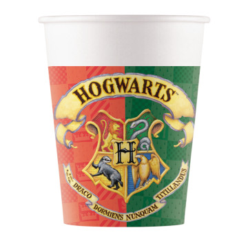 8 Gobelets en carton Harry Potter