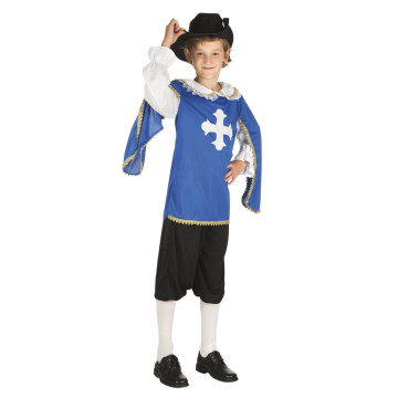 Déguisement Mousquetaire enfant bleu