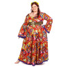 Déguisement de Hippie Femme grande taille robe