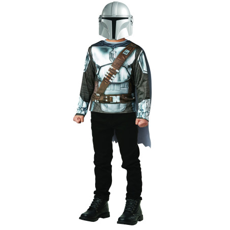 Kit masque et top Mandalorian enfant