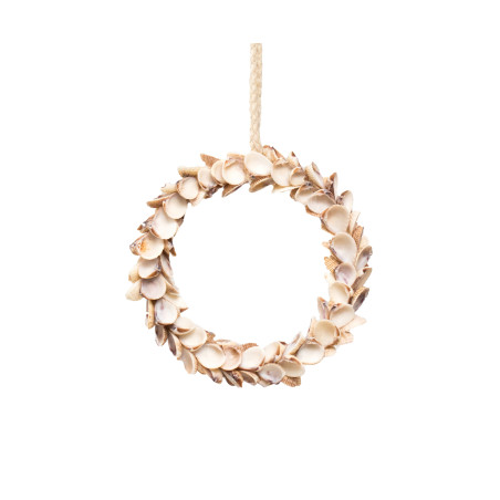 Suspension couronne de coquillages