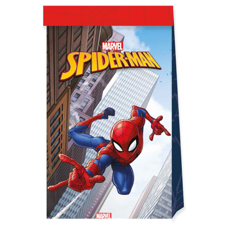 Lot de 4 sachets Spiderman