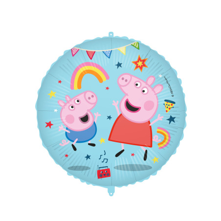 Ballon de 46 cm en aluminium de peppa pig