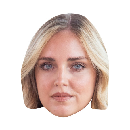 Masque en carton Chiara Ferragni adulte Masque en carton Chiara Ferragni adulte
