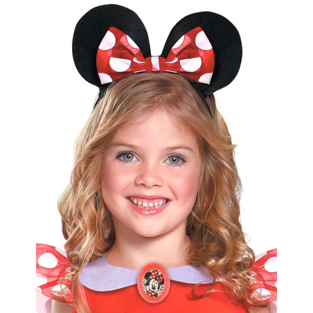 Déguisement classique fille de minnie mouse rouge