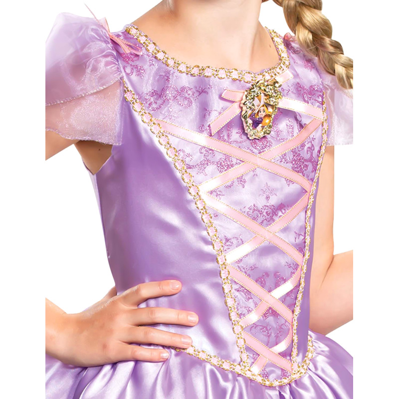 Déguisement Raiponce Taille L 7/8 ans Robe Princesse Disney