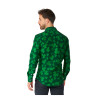 Chemise suitmeister de saint patrick à trèfles pour homme