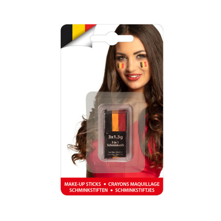 Supporter Belgique crayon de maquillage