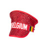 Supporter Belgique casquette à strass adulte