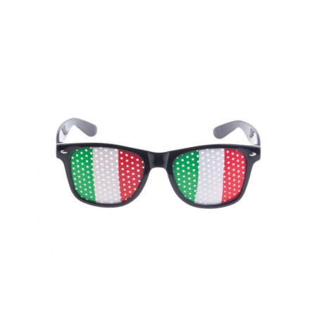 Lunettes supporter drapeau Italie