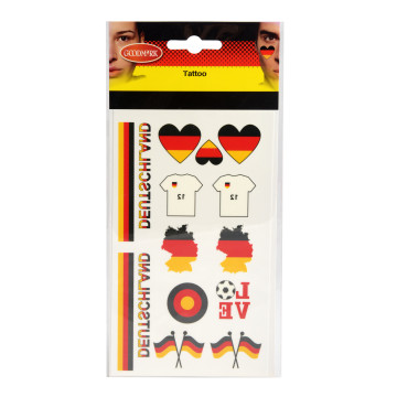 Tatouages supporter allemagne temporaires