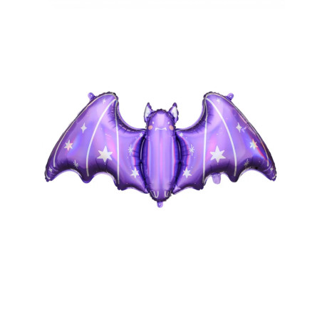 Géante chauve-souris violette en ballon aluminium