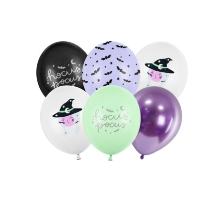 Hopus copus 6 ballons en latex