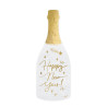 20 serviettes bouteille Happy New Year