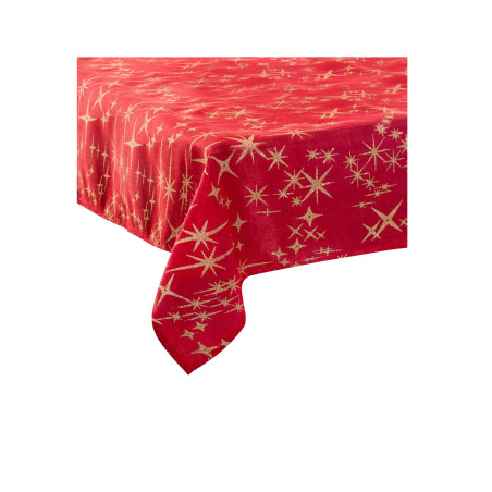 Nappe rouge et or