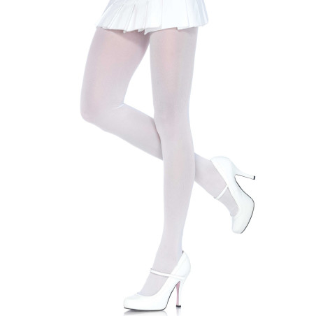 Collants opaques blancs femme