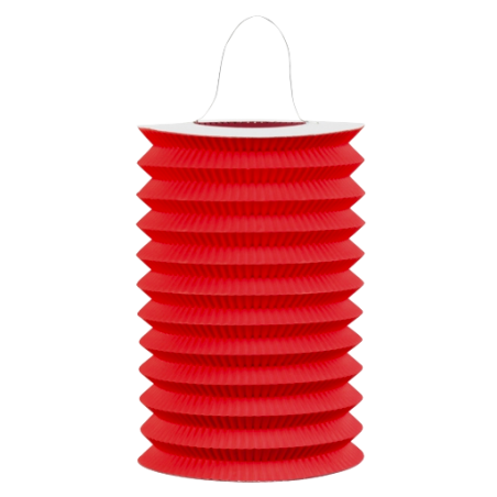 12 Lampions en papier rouge - 16 cm 12 Lampions en papier rouge - 16 cm