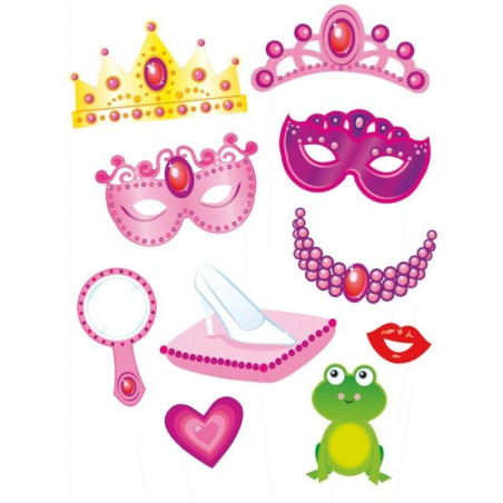 10 accessoires photobooth princesse