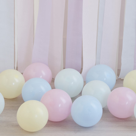 40 mini ballons pastel