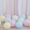 40 mini ballons pastel