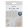 40 mini ballons nude et blancs