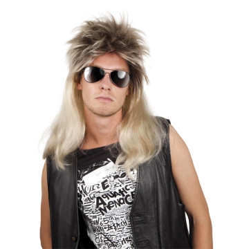 Perruque Ryan punk blonde homme