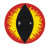 Lentilles de diable rouge Halloween