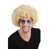 Perruque afro blonde