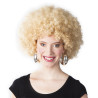 Perruque afro blonde