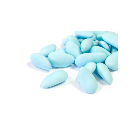 Dragées amandes couleur bleue 500 gr