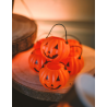 Lot de 6 seaux citrouilles déco de table Halloween