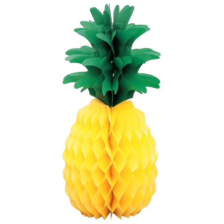 Décoration en papier de 35 cm ananas