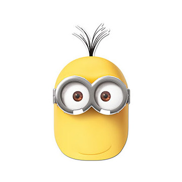 Masque de Kevin des minions en carton