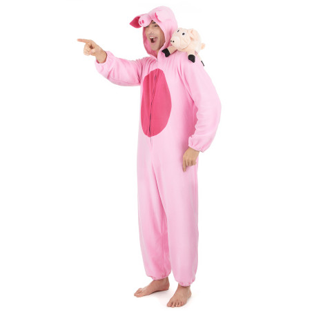 Déguisement cochon homme