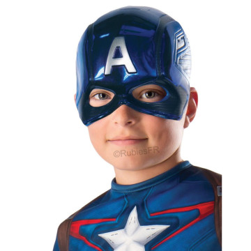 Demi-masque Captain America enfant