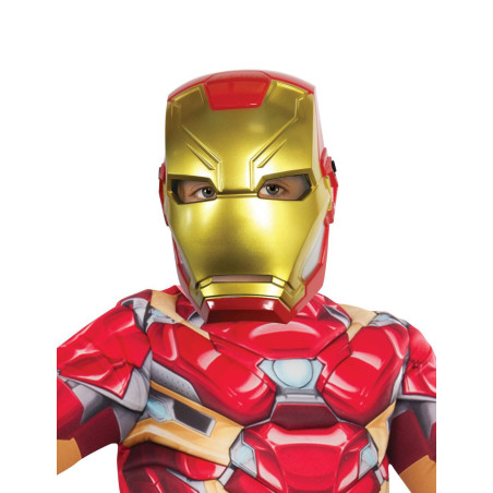 Demi-masque plastique Iron Man