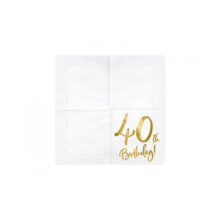 20 serviettes