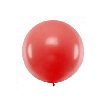 Ballon géant rond rouge