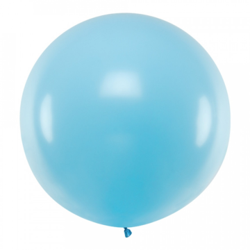 Ballon géant rond bleu ciel