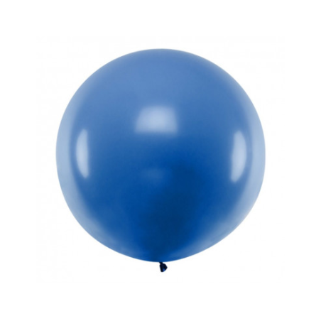 Ballon géant rond bleu pastel - 1 mètre
