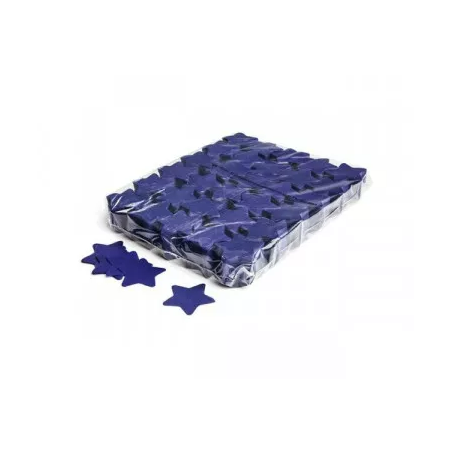 Confettis papier étoile bleu foncé