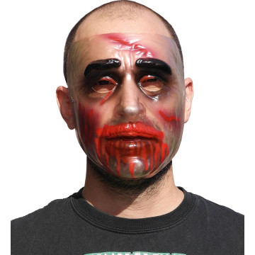 Masque Transparent homme avec sang