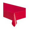 Nappe rectangulaire rouge